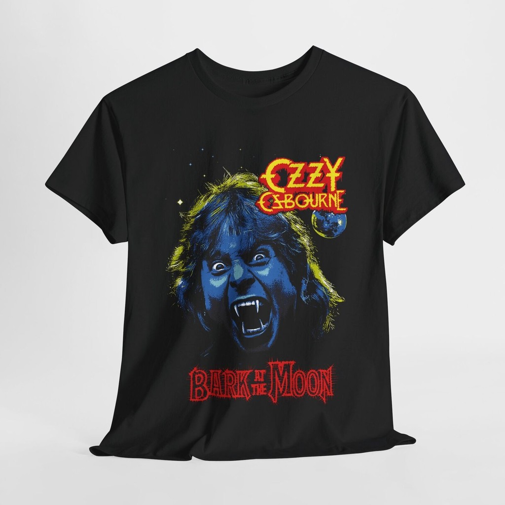 Áo Sơ Mi Ozzy Osbourne, Áo Thun Ozzy Osbourne, Cotton Nặng, Vỏ Trên Mặt Trăng
