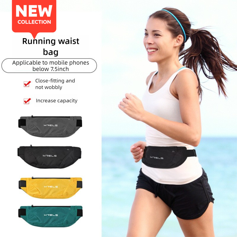 Chạy Túi Thắt Lưng Thường Ngày Vô Hình Thể Dục Nữ Nhẹ Thoáng Khí Nam Thể Thao Eo Túi Chạy Túi Điện Thoại Di Động Chống Thấm Nước