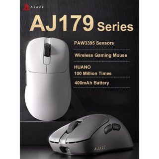 Chuột Gaming không dây AJAZZ AJ179 Pro 8K 26,000 DPI | Dock sạc RGB | Tri-mode | Sensor PAW3395