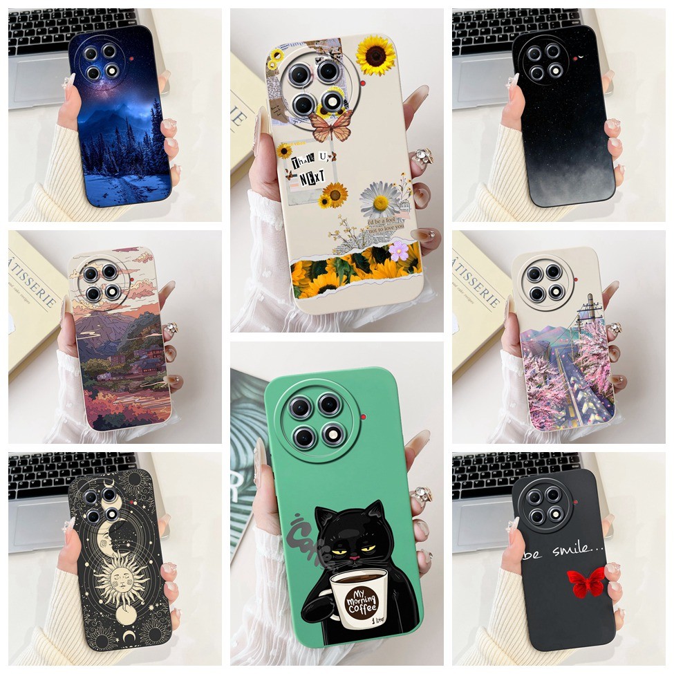 Ốp Lưng Tecno Camon 30S Pro 30S CLA5 Mèo Dễ Thương Hoạt Hình Thời Trang Cao Cấp Silicon Chống Sốc Te