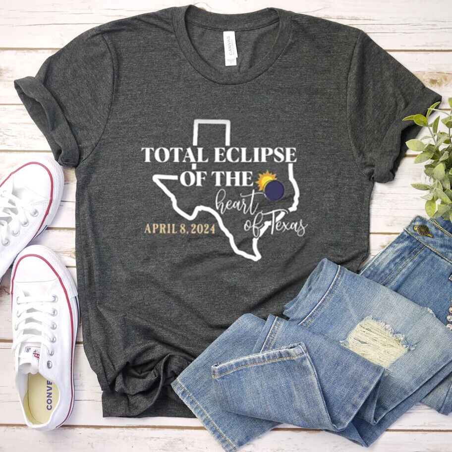 Total Solar Eclipse Texas Áo Sơ Mi, America Eclipse 2024 Áo Nam Nam Nam