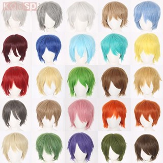 Widefiling Đa Năng Tổng Hợp Nhiều Màu Sắc Ngắn Tự Nhiên Cosplay Tóc Giả Nam Tóc Kiểu Tóc Nối Tóc Đẹp