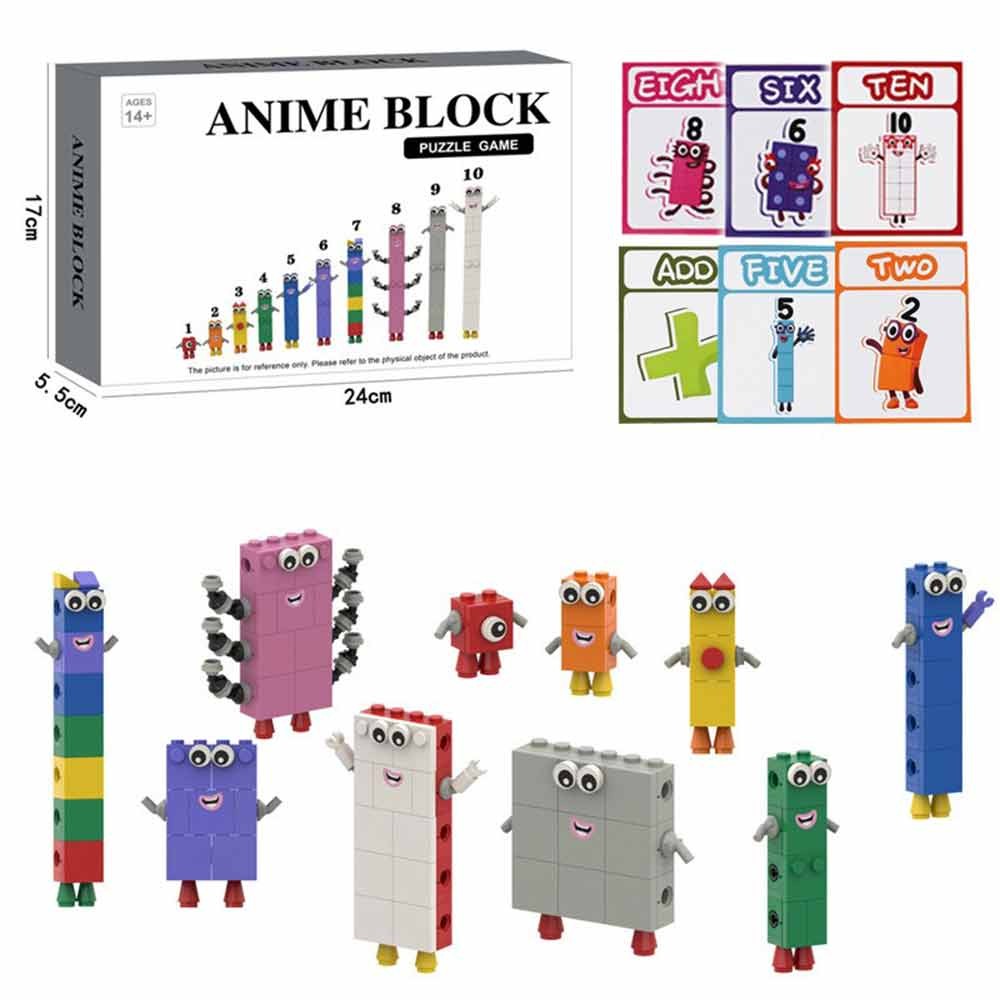Cartoon Numberblocks Building Block Toy