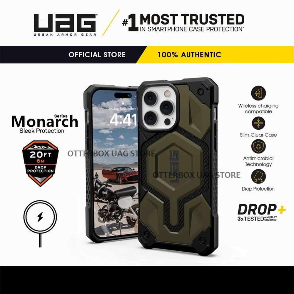 Ốp lưng UAG 16 Pro Max Monarch Pro Kevlar từ tính iPhone 16 15 14 Pro Max / 16 15 14 Pro / 16 15 14 