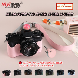 Ốp lưng đế máy ảnh bằng da PU họa tiết vải lanh Fuji XT30 II Fujifilm XT10 XT20 X-T10 20 X-T30 XT30 III XT30 Mark II Túi đế bảo vệ Phụ kiện Túi da 