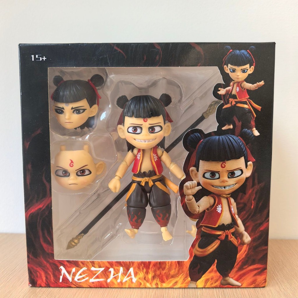 Tượng Nezha siêu di động trong phim Nezha: The Demon Child Conquers the Sea SHF Ao Bing, tượng Nezha