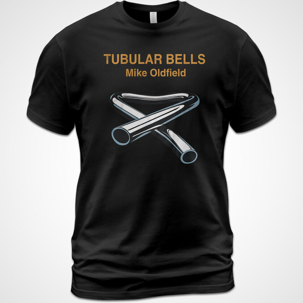 Áo thun Cotton Mike Oldfield hình ống Bells Album Tee Kevin Ayers David Bedford