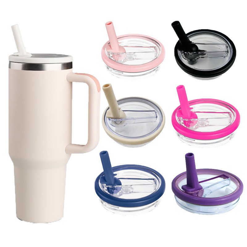 40oz Tumbler Lật Nắp Ống Hút Chống Rò Rỉ Thay Thế Tumbler Nắp Nắp Chai Nước IceFlow Tumbler Cap cho 