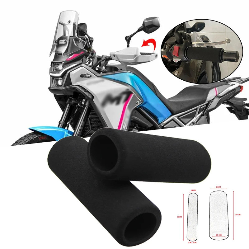 450MT Bọt Xe Máy Tay Cầm Dành Cho CFMOTO 450MT CF 450 MT 2024 2025 2026 Trượt Trên Tay Cầm Chống Trơ
