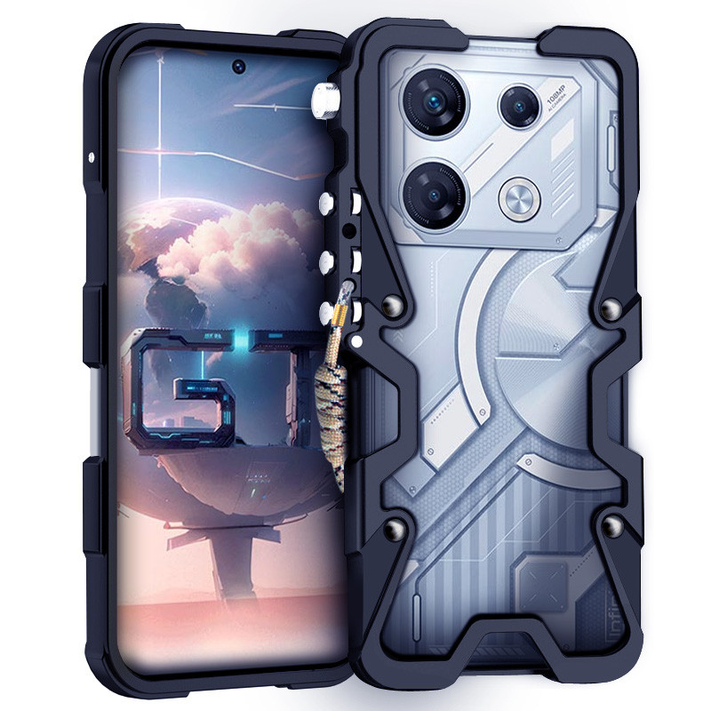 Ốp Điện Thoại Nhôm Kim Loại Giáp Sang Trọng Ốp Lưng Cho Infinix Gt 20 10 Gt10 Gt20 Pro Vỏ Cơ Khí Ngu