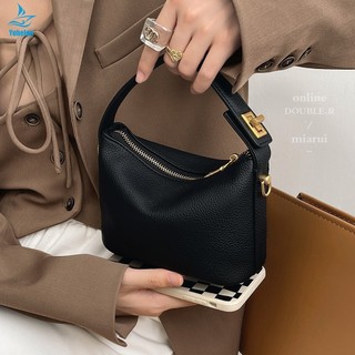  Nhỏ thiết kế thích hợp túi đựng hộp cơm trưa túi mây đơn giản retro cầm tay túi nhỏ đeo chéo túi nhỏ pu da mềm nóng túi vuông nhỏ 