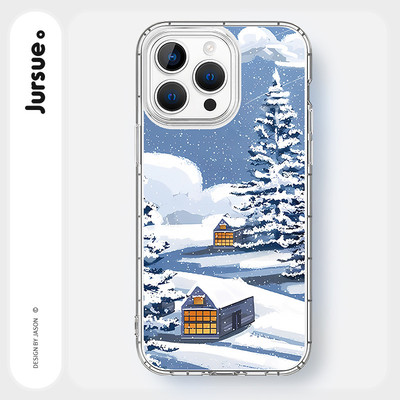 JURSUE Thời Trang Thẩm Mỹ Ngộ nghĩnh Chống Sốc Bảo Vệ Mềm Ốp Lưng Điện Thoại iPhone 17 16 15 14 13 12 11 Pro Max SE 2020 X XR XS ip 8 7 Plus XYY2712