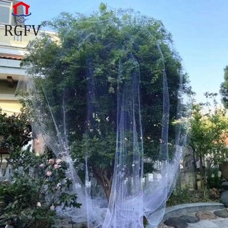 Lưới bảo vệ chim 4-10m, lưới trắng phòng chống côn trùng, lưới lá cây ăn quả tái sử dụng, rau củ