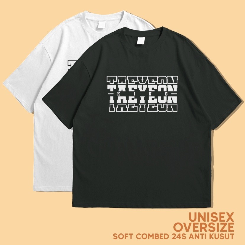 [Csndice] Áo thun thời trang OVERISZE KIM KING TAEYEON SNSD COMBED 24s Premium UNISEX