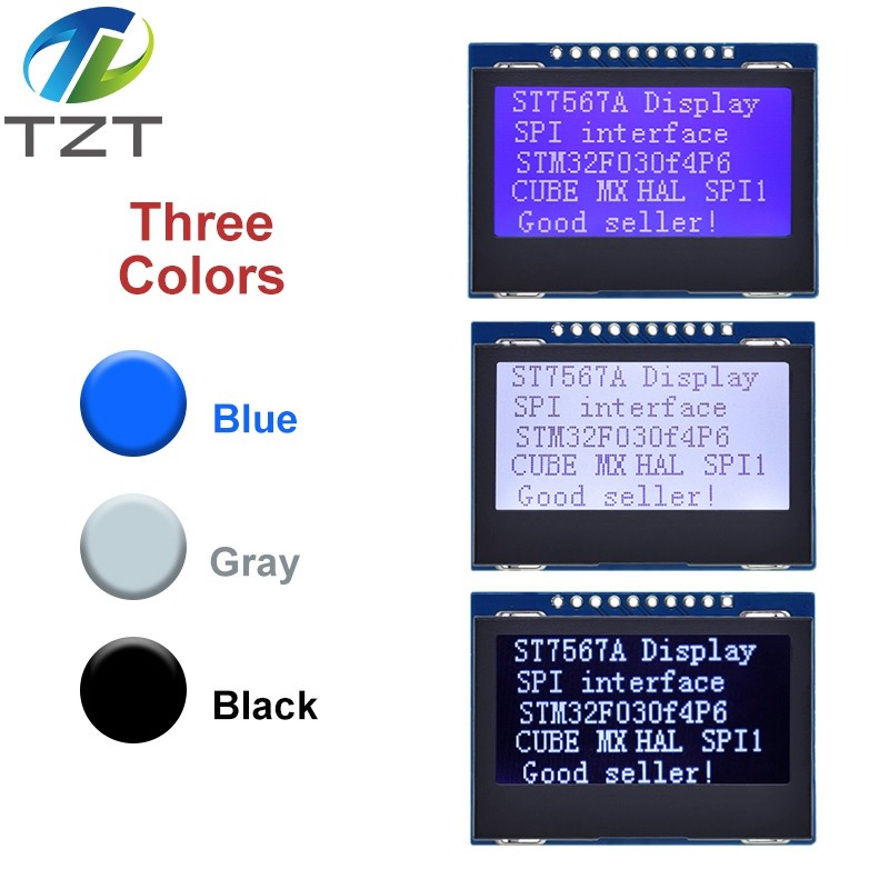 12864 SPI Mô-đun LCD 128X64 SPI ST7567A COG Bảng màn hình hiển thị đồ họa Bảng điều khiển LCM 128x64