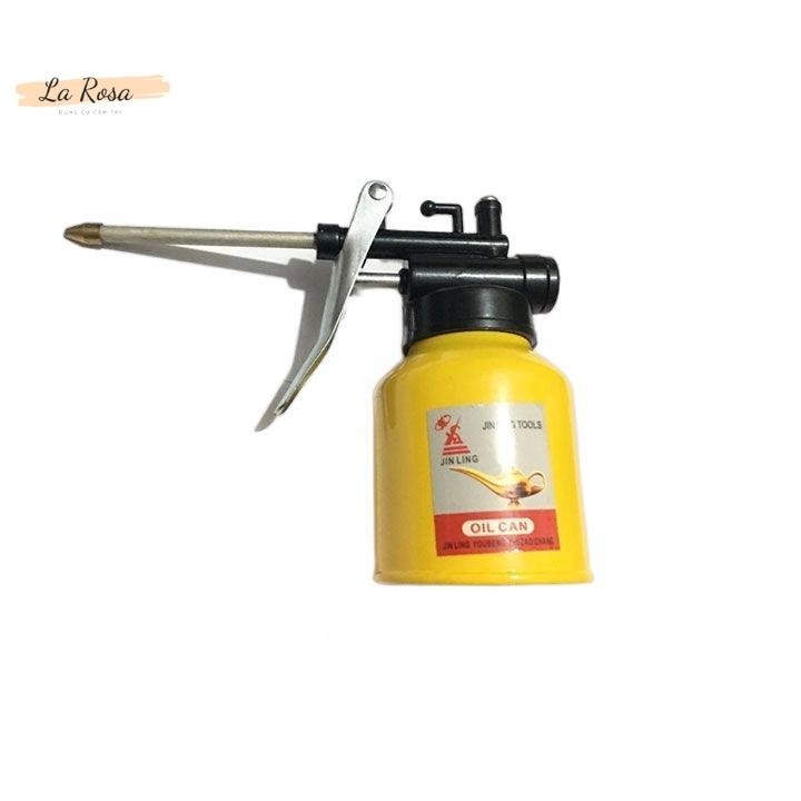 Combo 2 bình bơm dầu, vịt dầu sắt 250cc, bình bơm nhớt 250ml thân sắt