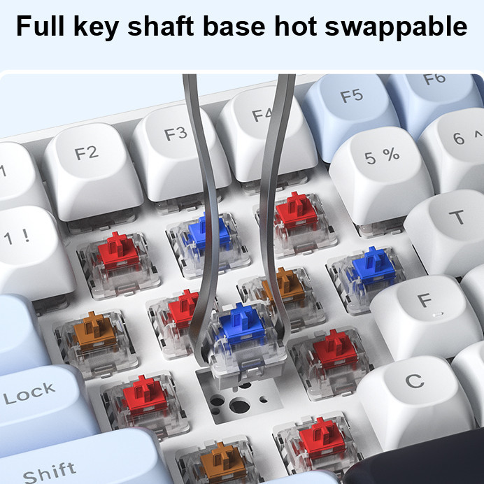 Bàn Phím Cơ AULA S100PRO 99 Phím nhỏ gọn, Keycap PBT trường tồn, độ trễ thấp phù hợp văn phòng | BigBuy360 - bigbuy360.vn