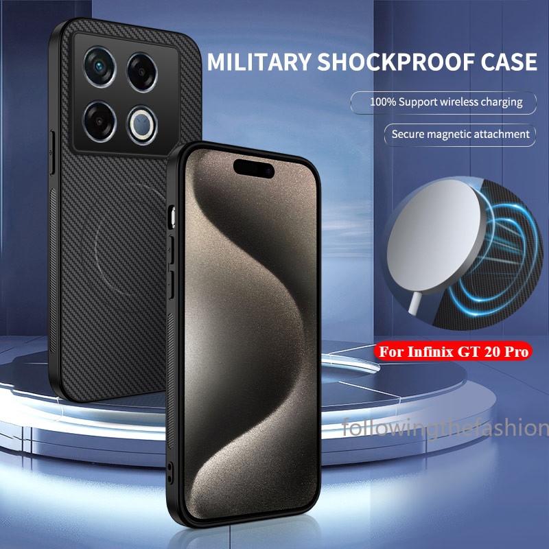 Ốp Họa Tiết Sợi Carbon Cho infinix gt 20 Pro infinix GT20 Pro gt 20 Pro 4G 5G 2024 PC Ốp Lưng Cứng T