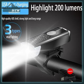  Bộ Đèn Pha led Sạc usb Cảnh Báo An Toàn Cho Xe Đạp Leo Núi 