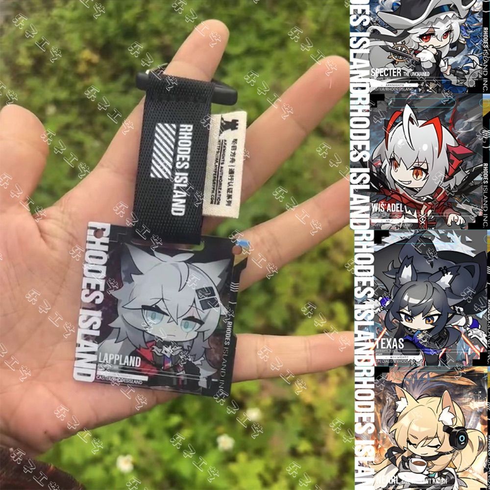 Arknights Doujin Tự Chế Mini Acrylic Pass Mặt Dây Chuyền Lappland Gladiia Logo