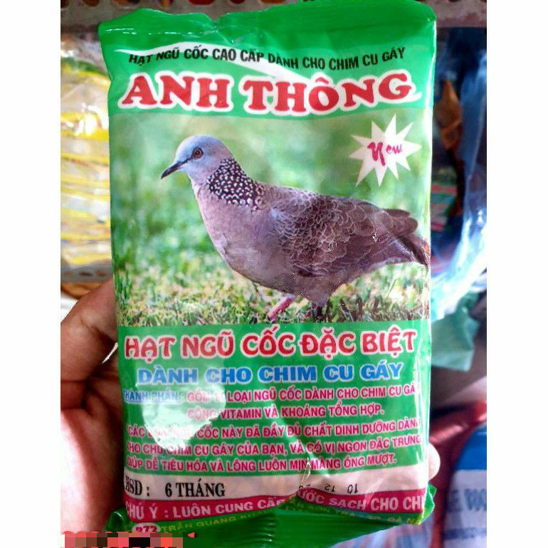 Hạt Ngũ Cốc Cho Chim Cu Gáy Anh Thông Thức Ăn Cho Cu Gáy Thái Ngũ Cốc Cho Chim Cu Gáy 250G