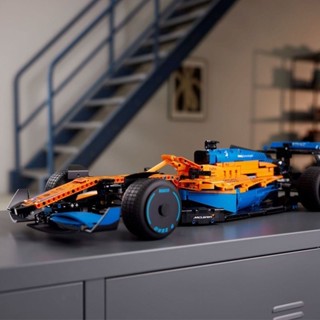 Tương thích với LEGO Xe đua McLaren F1 Khó lắp ráp đồ chơi khối xây dựng Lắp ráp mô hình khối xây dựng
