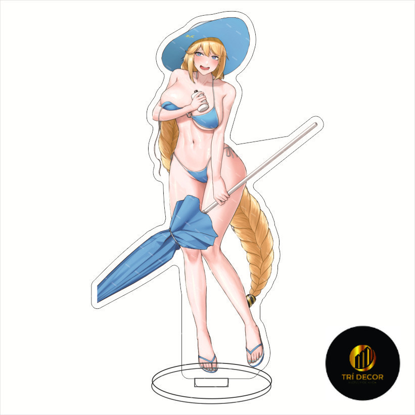 Móc Khoá, Mô Hình Standee Anime Goddess of Victory Nikke Trang Trí Bàn Học