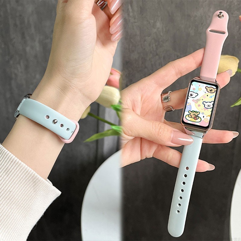 Xiaomi Smart Band 9 Active Strap Silicone Band Dây đeo cổ tay thể thao đầy màu sắc cho Xiaomi Mi Ban