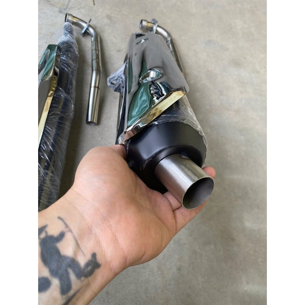 Pô Xe Máy - Pô Wave Móc Nhồi Bông Lắp Đặt Wave 50/100/110 Âm Thanh Cực Ấm - Pô Móc Nhồi Bông.