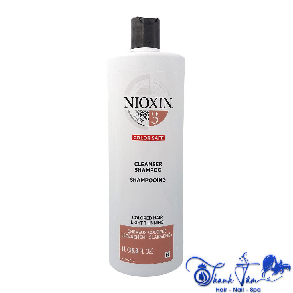 Dầu gội chống rụng tóc Nioxin System 3 Shampoo 1000ml - Colored Hair - TN