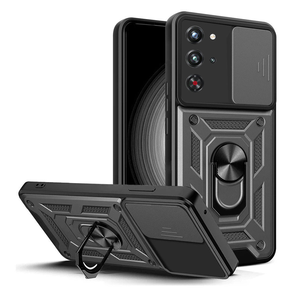 Vỏ Bảo Vệ Ống Kính Luxuri Cho Nubia Red Magic 10 10s Pro Plus RedMagic 10 Pro + NX789J Ốp Lưng Giá Đ