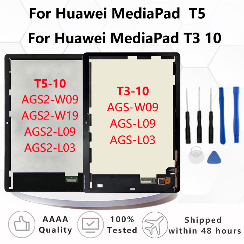 Màn Hình LCD Mới Cho Huawei MediaPad T3 T5 10 AGS-L03 AGS-L09 AGS-W09 AGS2-L09 AGS2-W09 AGS2-L03 Bộ 