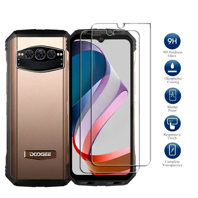 1-3 Chiếc HD Kính Cường Lực Cho Doogee V40 V31GT V30T V30 V20S V20 Pro Kính Trong Suốt Bảo Vệ Màn Hì
