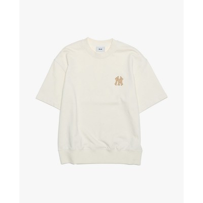 MLB - Áo thun unisex cổ tròn tay ngắn Classic Monogram_3ARSM0253-50CRS