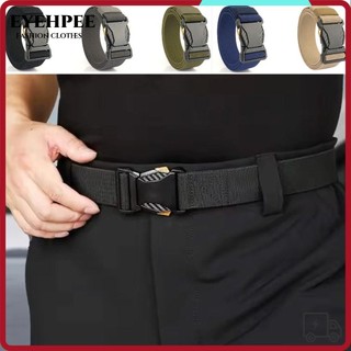 Thắt lưng nam EYEHPEE, Dây đeo thắt lưng nam không răng bằng Nylon, Thời trang tự động khóa vải dệt Phát hành nhanh Dây thắt lưng dệt Thể thao giải trí ngoài trời