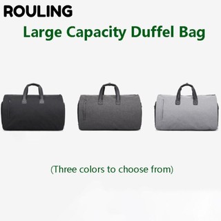 ROULING Túi Duffel , Túi may mặc dung tích lớn có thể chuyển đổi, Túi đeo vai hành lý đa chức năng di động mang theo chuyến đi công sở Tote