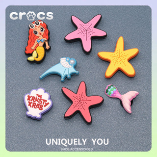 charm crocs Mermaid starfish jibbitz crocs sticker dép crocs  DIY shoes Accessories