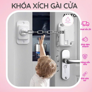 Dụng Cụ KHÓA XÍCH GÀI CỬA An Toàn Dành Cho Bé