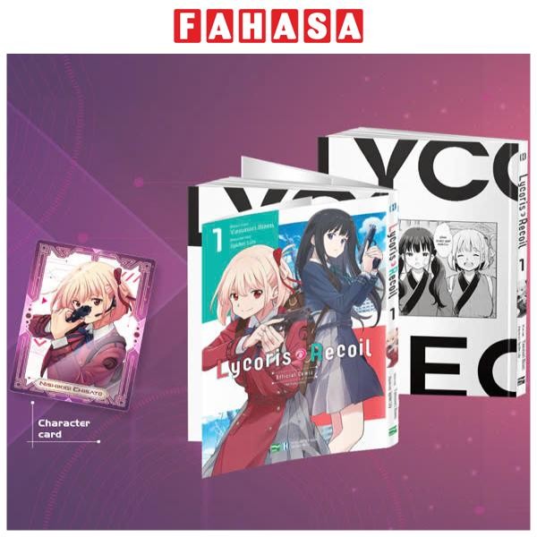 Sách - Lycoris Recoil - Tập 1 - Bản Đặc Biệt - Tặng Kèm Card Nhân Vật