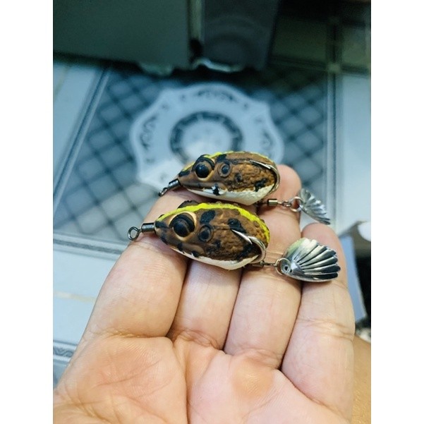 NHÁI HƠI CÂU LURE  E-MO mini 3.5cm (có phiên bản lưỡi độ)