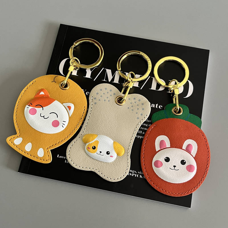 Access Card Cover Leather Elevator Card Cover Electric Car NFC Card Protective Cover Water Drop Sens