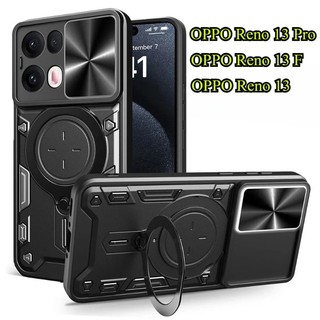  Ốp Cho OPPO Reno 13 14 12 10 Pro F 13F 14F 10Pro + 5G 4G 5G 2025 Giá Đỡ Nhẫn Giáp Giá Đỡ Giá Đỡ Cửa Sổ Trượt Vỏ Điện Thoại Bảo Vệ Toàn Diện Chống Sốc Chống Rơi 