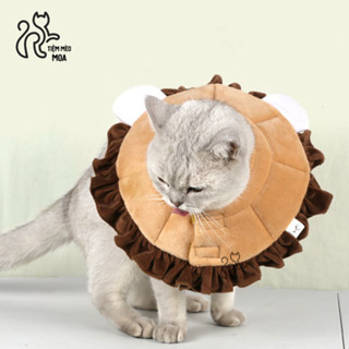 Vòng cổ/ loa chống liếm sư tử cho thú cưng - Tiệm Mèo Moa