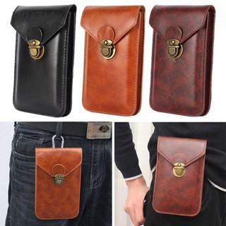 Túi đeo thắt lưng WUZIA, Túi đeo thắt lưng điện thoại đa năng, Túi đựng điện thoại chống nước bằng da cổ điển dành cho nam