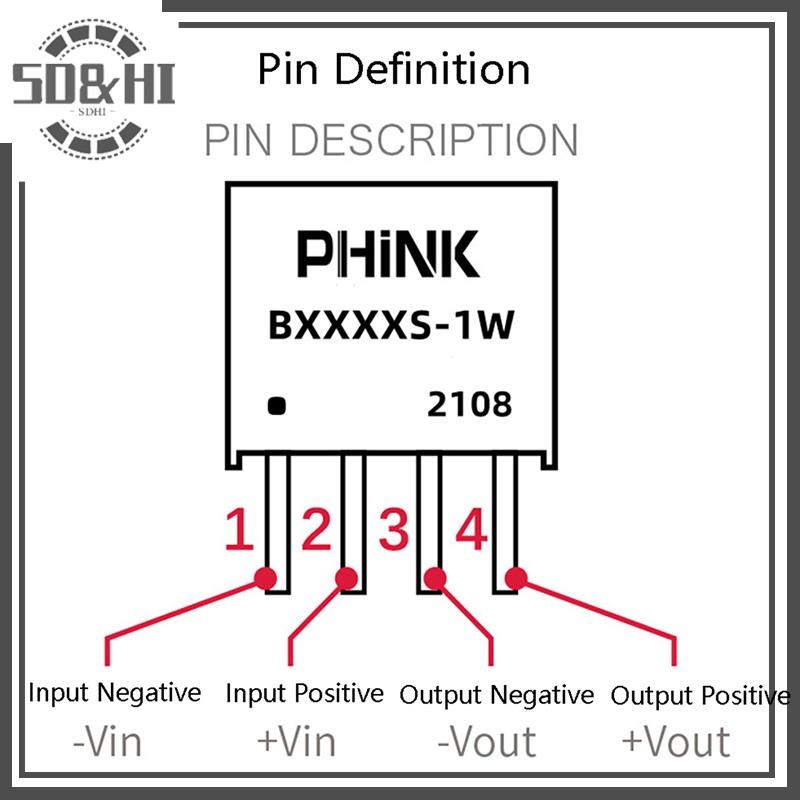 [Sdhi] 2 cái / lốc B0505S-1W B0505S B0505 SIP-4 IC Nguồn điện cách ly nguyên bản mới 5V đến 5V (vn)