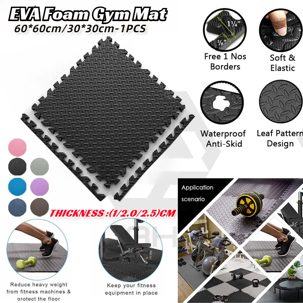 Thảm Xốp Lót Sàn Cho Bé EVA Dày 2.5cm Chống Trượt Thảm Ghép Puzzle Tập Gym Yoga Tại Nhà Cho Trẻ Em 6