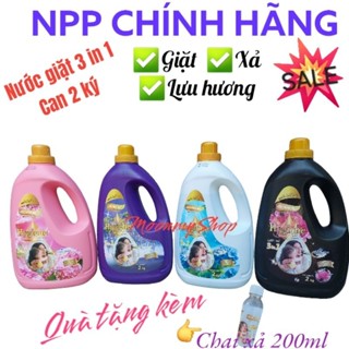 [Giá sỉ]Combo 2 can 4 ký Nước giặt Hygiene SACOM Việt Nam sản xuất theo công nghệ Thái Lan