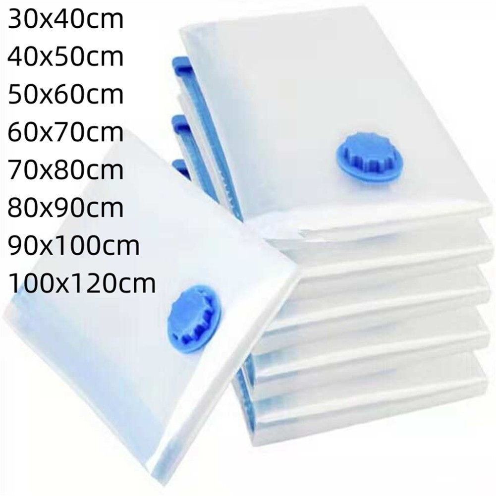 【UTHU】⭐Transparent Vacuum Bag Folding Compressed Space Saving Clothes Storage-Big-Size