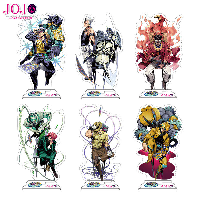 JoJo 's Bizarre Adventure JoJo 's Bizarre Adventure Anime Hàng hóa Acrylic Humanoid Trang trí máy tí