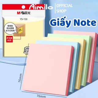 Giấy Note Ghi Chú Nhiều Màu, Set 100 Giấy Đánh Dấu Có Sẵn Keo - Đồ Dùng Cho Học Sinh Văn Phòng